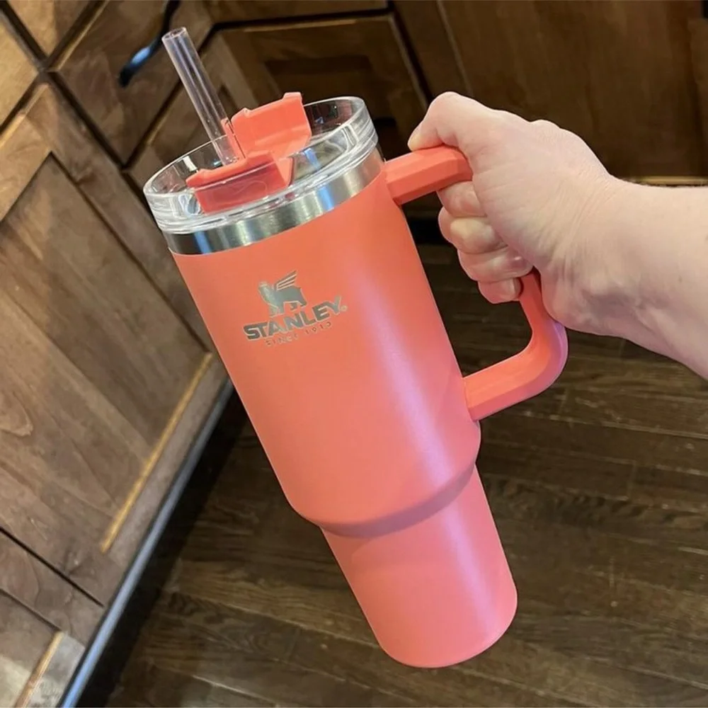 Stanley 40oz Tumbler Target Exclusive Coral color - Picture 11 of 15